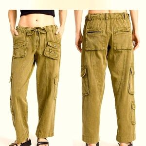 Free People Tahiti cord cargo pants